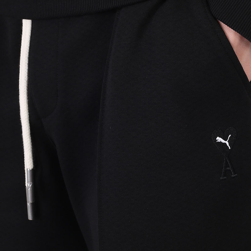 мужские черные шорты  PUMA x AMI Shorts 53407101 - цена, описание, фото 2